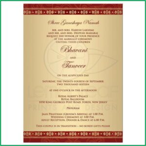 Reception Invitation Samples