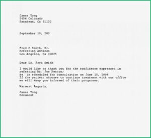 Referral Thank You Card Template