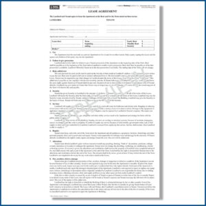 Rent Stabilized Lease Renewal Form