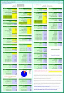 Rental House Spreadsheet Template