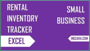Rental Inventory Tracker Excel Template