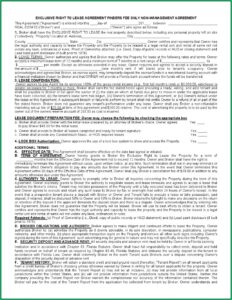 Rental Lease Agreement Template Free Download