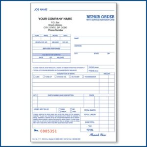 Repair Order Wall Rack For Vertical Forms