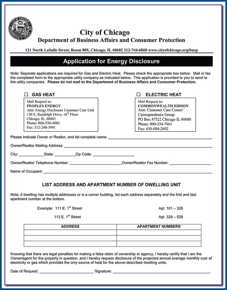 Residential Lease Extension Form Illinois
