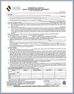 Residential Lease Forms Ny