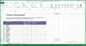 Resource And Task Management Excel Template