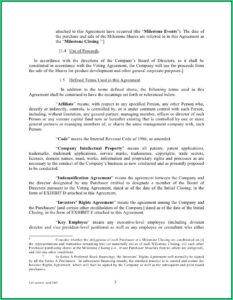 Restricted Stock Purchase Agreement Template