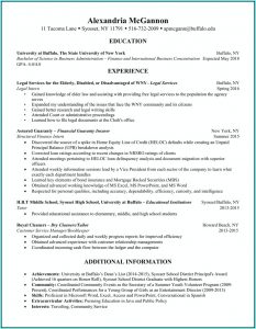 Resume Assistance Buffalo Ny