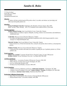 Resume Builder Career Objective