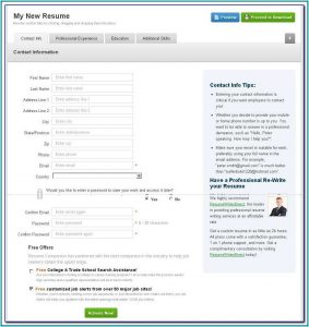 Resume Creator Free Download