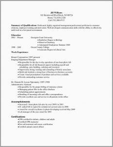 Resume For Medical Billing
