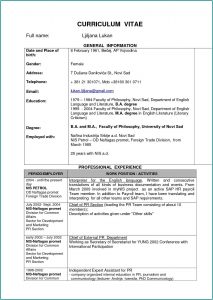 Resume Format For Engineers Free Download