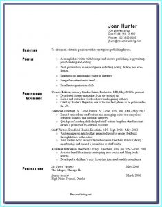 Resume Objective Examples For Part Time Jobs