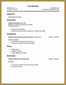 Resume Samples Pdf Free Download