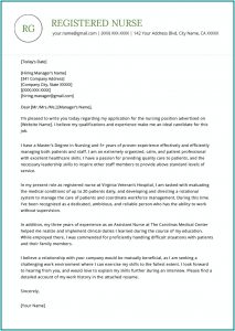 Resume Template For Nursing Job