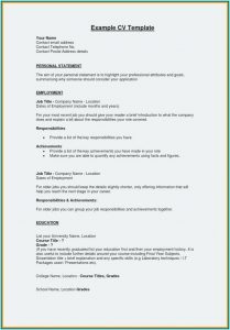 Resume Template Generator Free