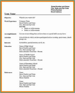 Resume Template Pdf Free