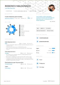 Resume Templates For Sales Representative