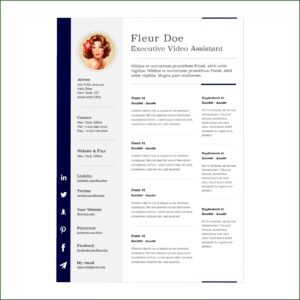 Resume Templates Free Mac Word