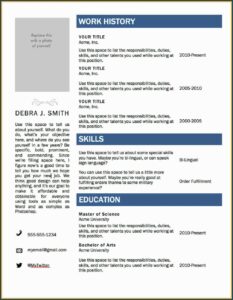 Resume Templates Microsoft Word