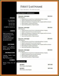 Resume Templates Microsoft Word Download