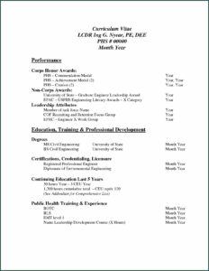 Resume Templates Pdf Free