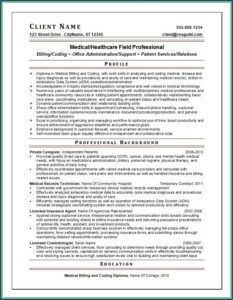 Resume Writing For Medical Professionals