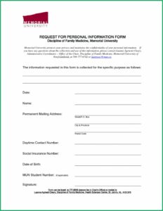 Rfi Construction Document Template