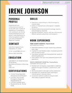 Rn Resume Samples