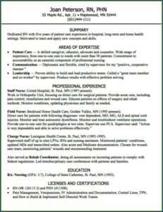 Rn Resume Samples New Grad
