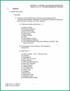 Roofing Proposal Example