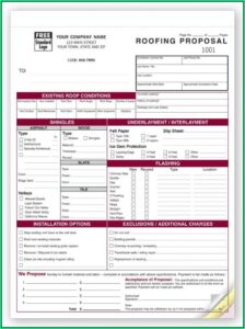 Roofing Proposal Template