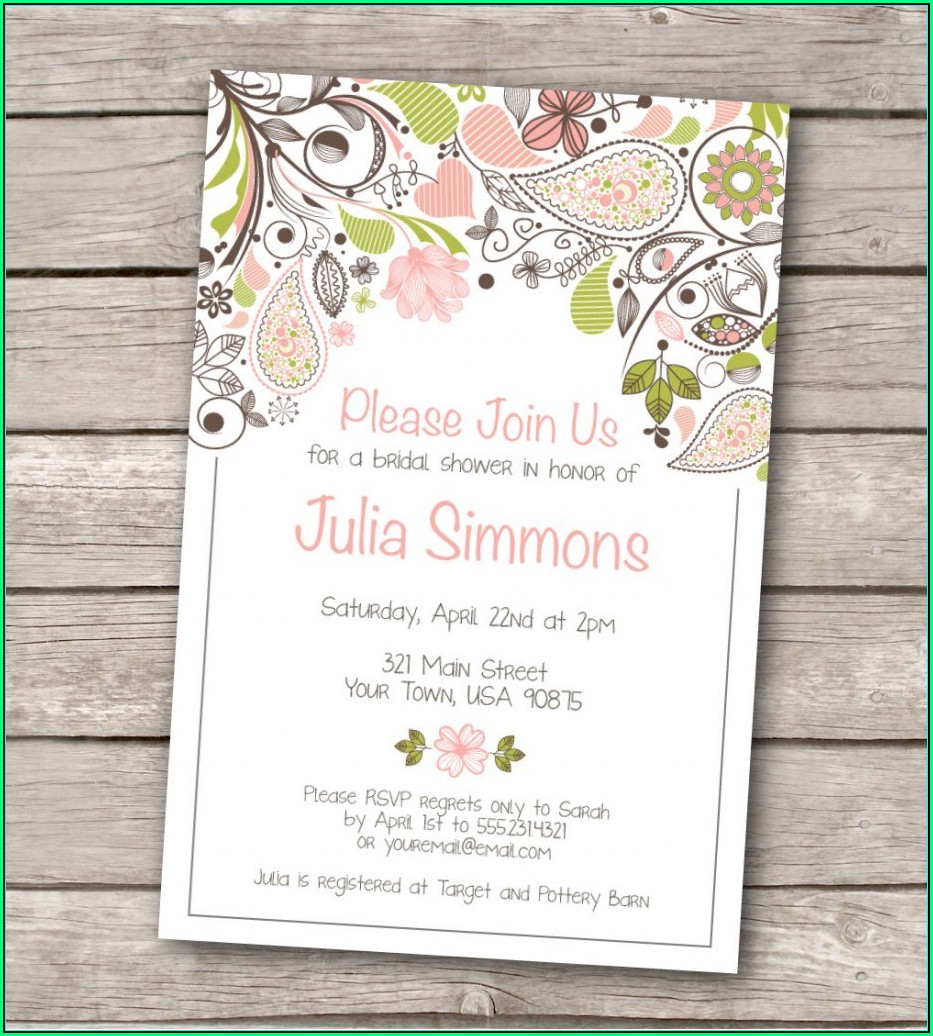 Rustic Mason Jar Wedding Invitation Templates