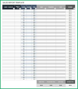Sales Tracking Template