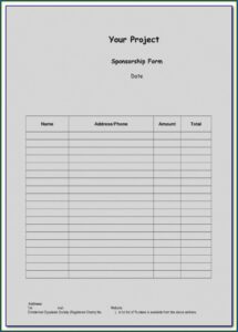 Sample Blank Resume Form