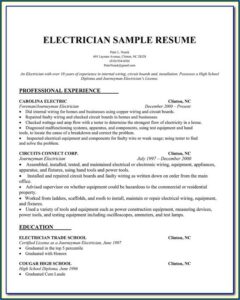 Sample Resumes For Accountants