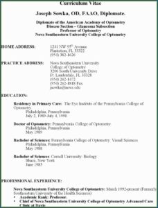 Samples Of Good Professional Resume