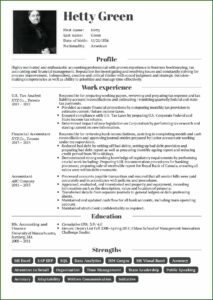 Samples Of Resumes For Accounting Jobs