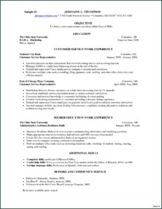 Server Resume Template Free