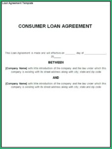 Simple Loan Agreement Template Free Australia