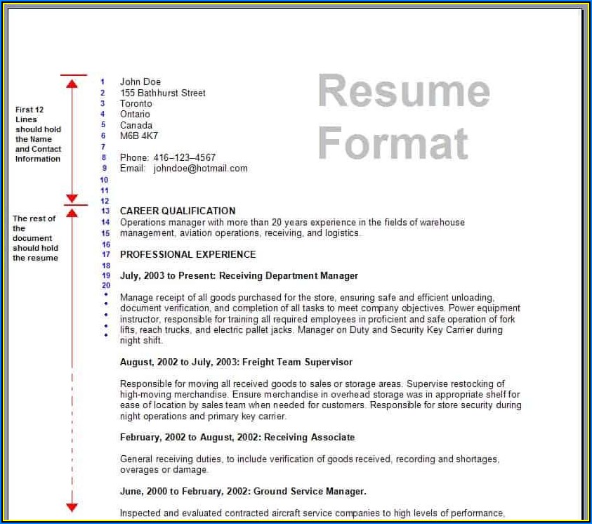Simple Resume Template Malaysia Download