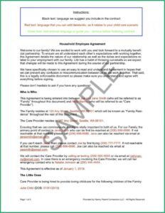 Simple Snow Removal Contract Template