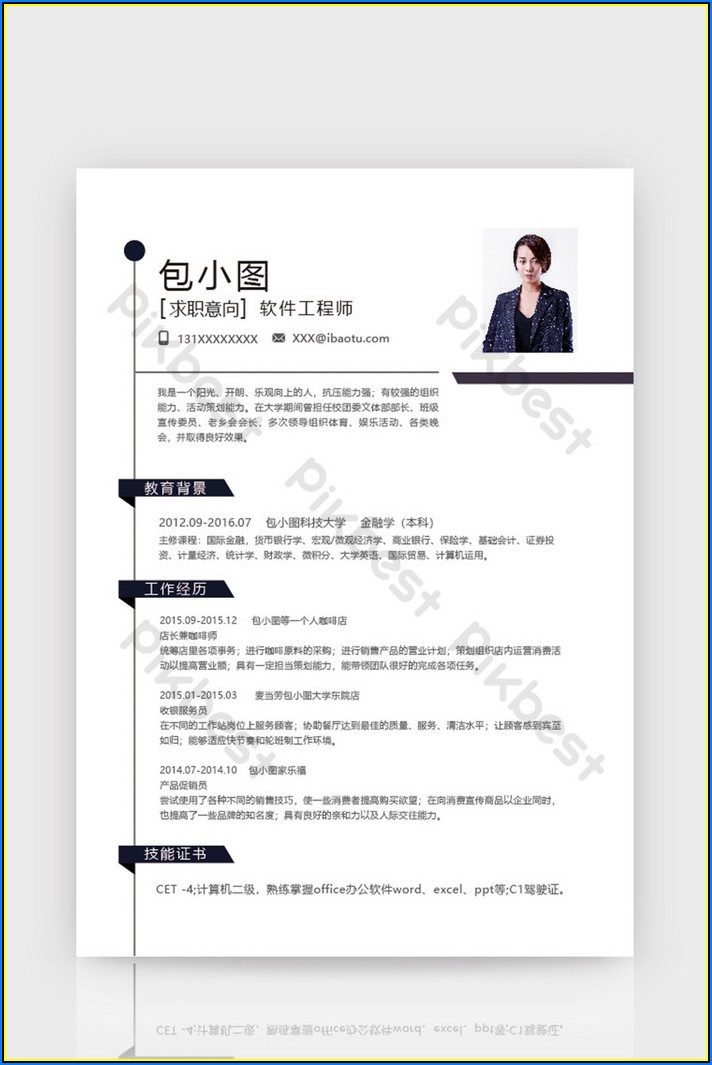 Software Resume Template Download