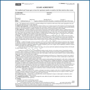 Standard Form Of Store Lease The Real Estate Board Of New York Inc