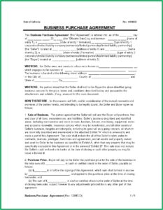 Stock Purchase Agreement Template .doc