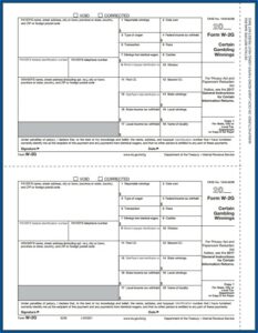 Tax Form W2g