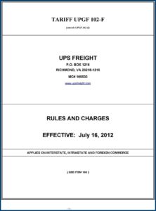 Ups Freight Straight Bill Of Lading Form