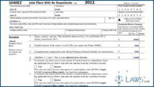 Us Federal Income Tax Form 1040ez