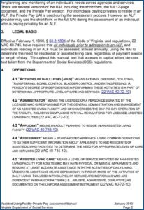 Va Dss Assisted Living Forms