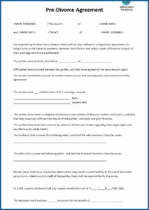 Virginia Legal Separation Agreement Form